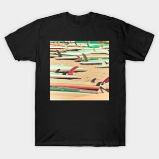 Retro Beach Surfboard T-Shirt